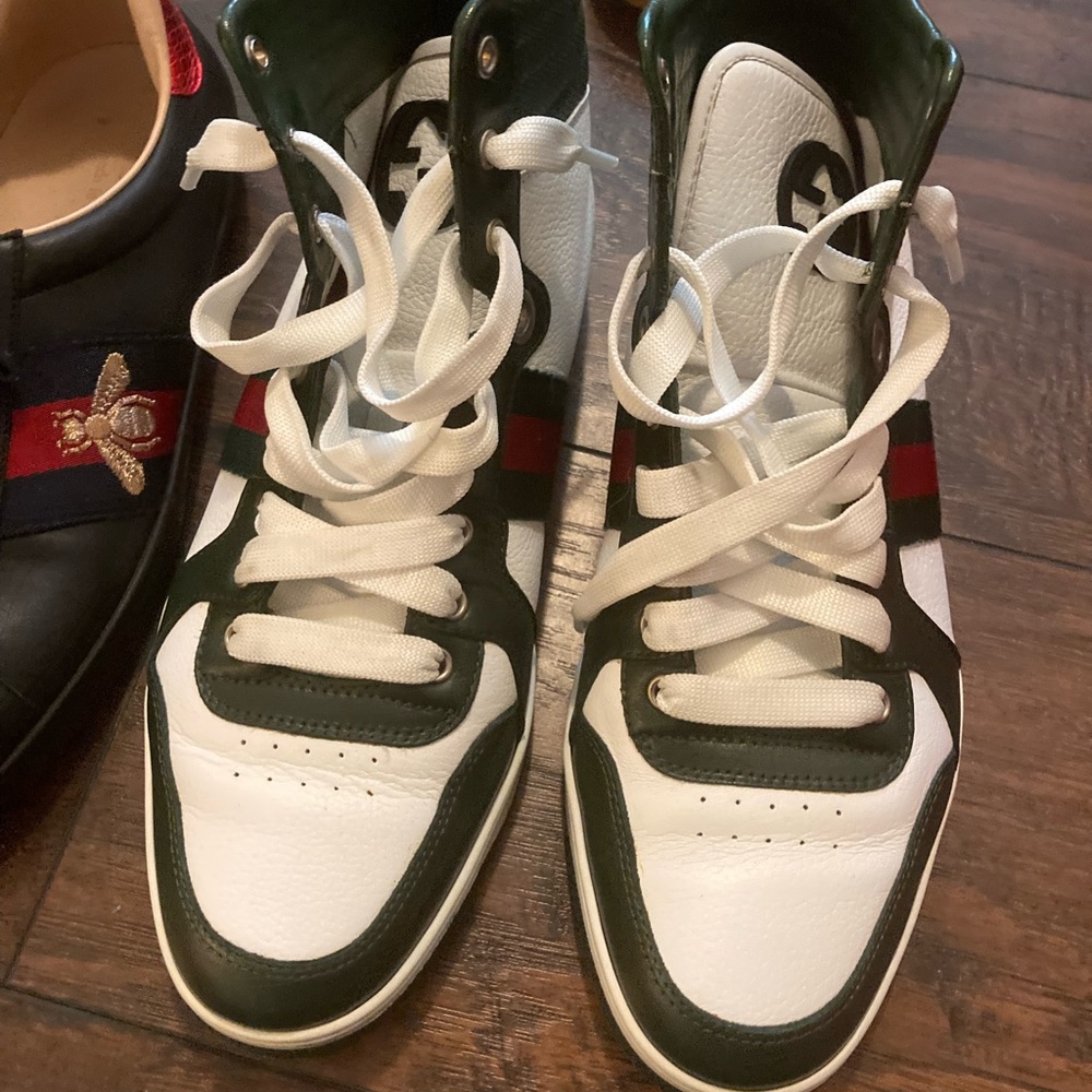 Luxury Gucci hightop sneaker US9